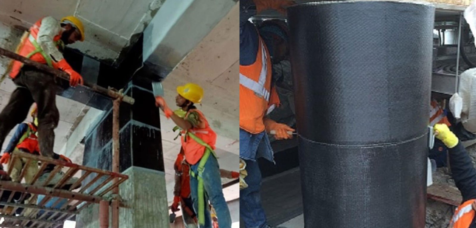 Carbon Fiber Wrapping for Structural Strengthening by Gubbi Civil Engineers