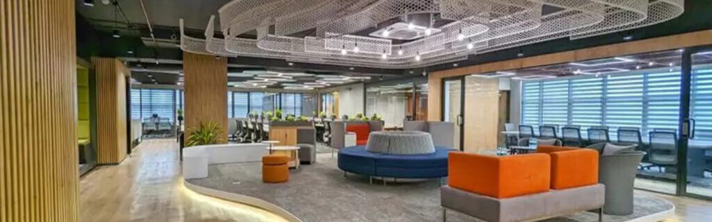 Commercial interior services for modern office and corporate workspace