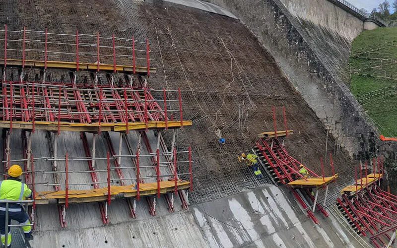 Concrete Dam Surface Restoration and Strengthening Work