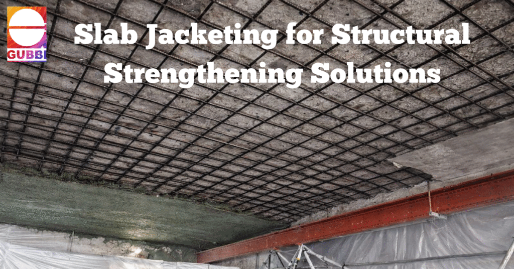 Slab jacketing technique for strengthening damaged concrete slabs