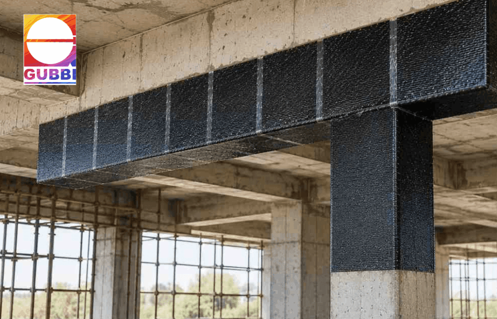 Carbon Wrapping for Beams in RCC Structures for Strengthening