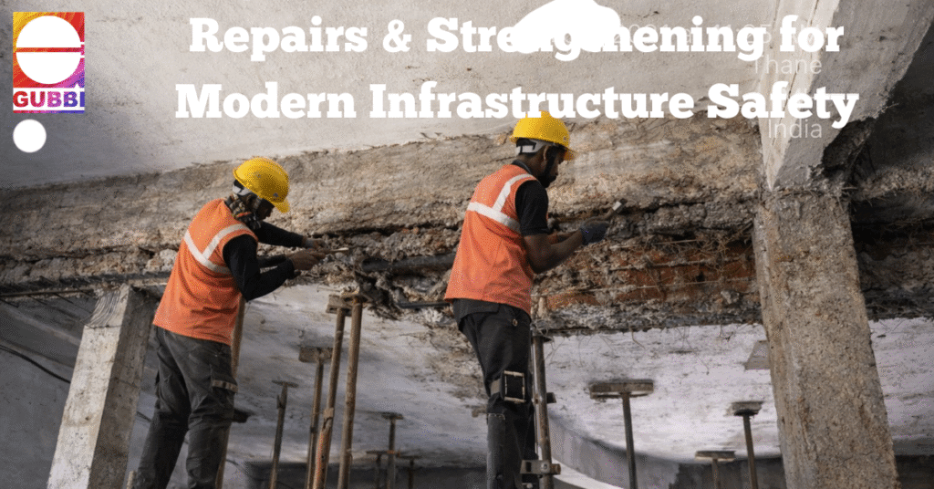 Structural Repairs and Strengthening for safety and durability of concrete structures.