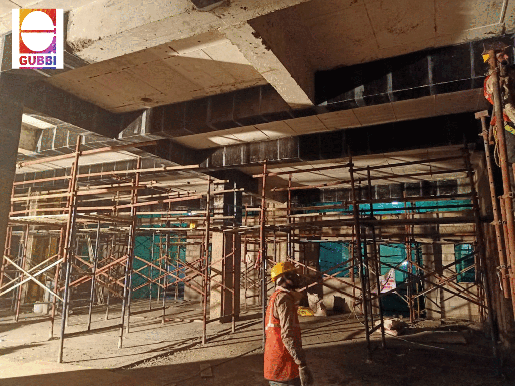 Carbon Wrapping for Beams for repair and retrofitting applications