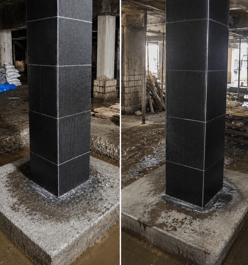 Carbon Wrapping for Columns in RCC Structures | Strengthening Method
