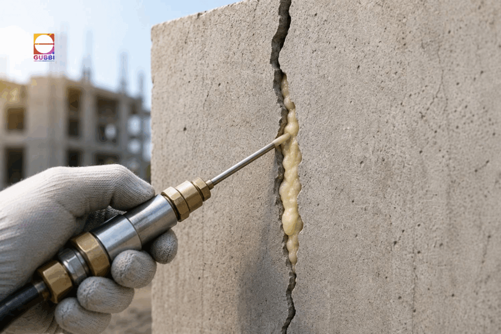 Best injection grouting methods for structural rehabilitation and concrete crack repair in damaged RCC structures